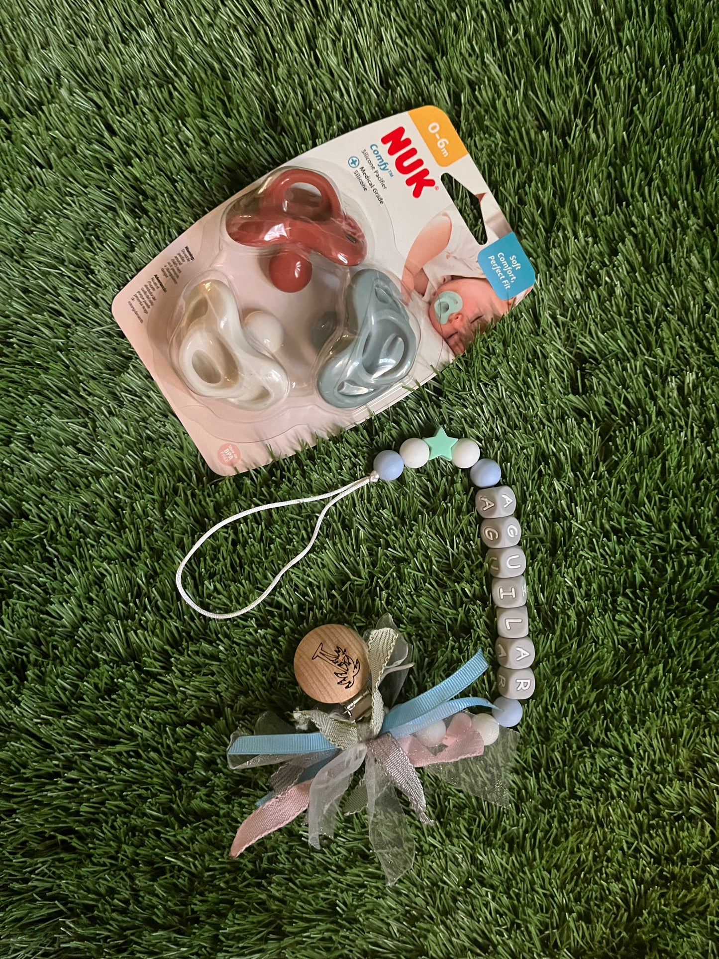 Nursery - Aguilar Pacifier Clip combo