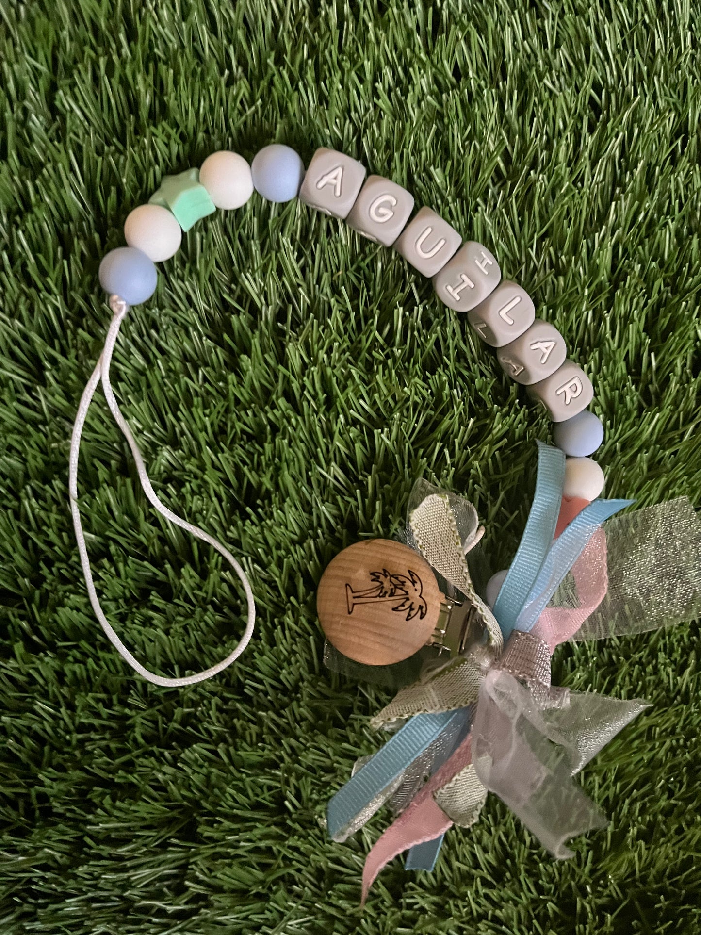 Nursery - Aguilar Pacifier Clip combo