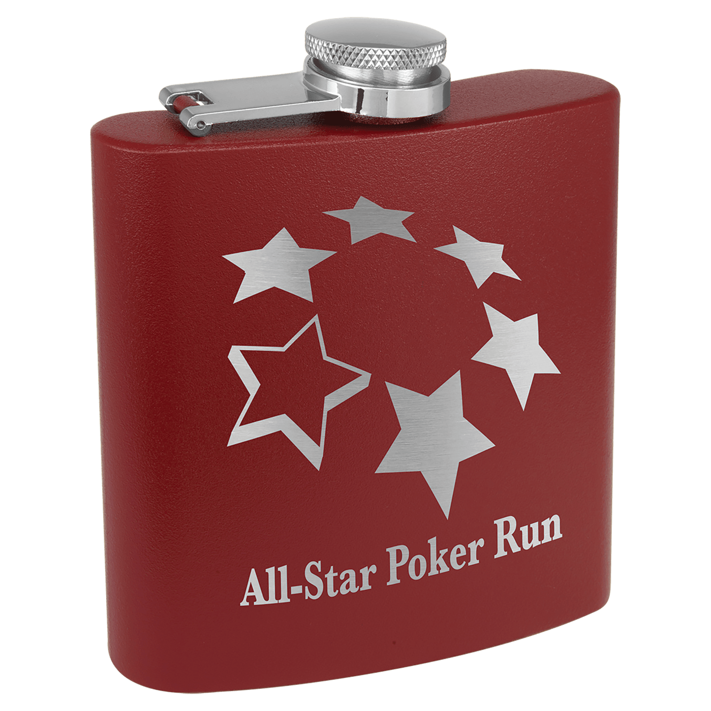 Custom Engraved Flask (powder coated)