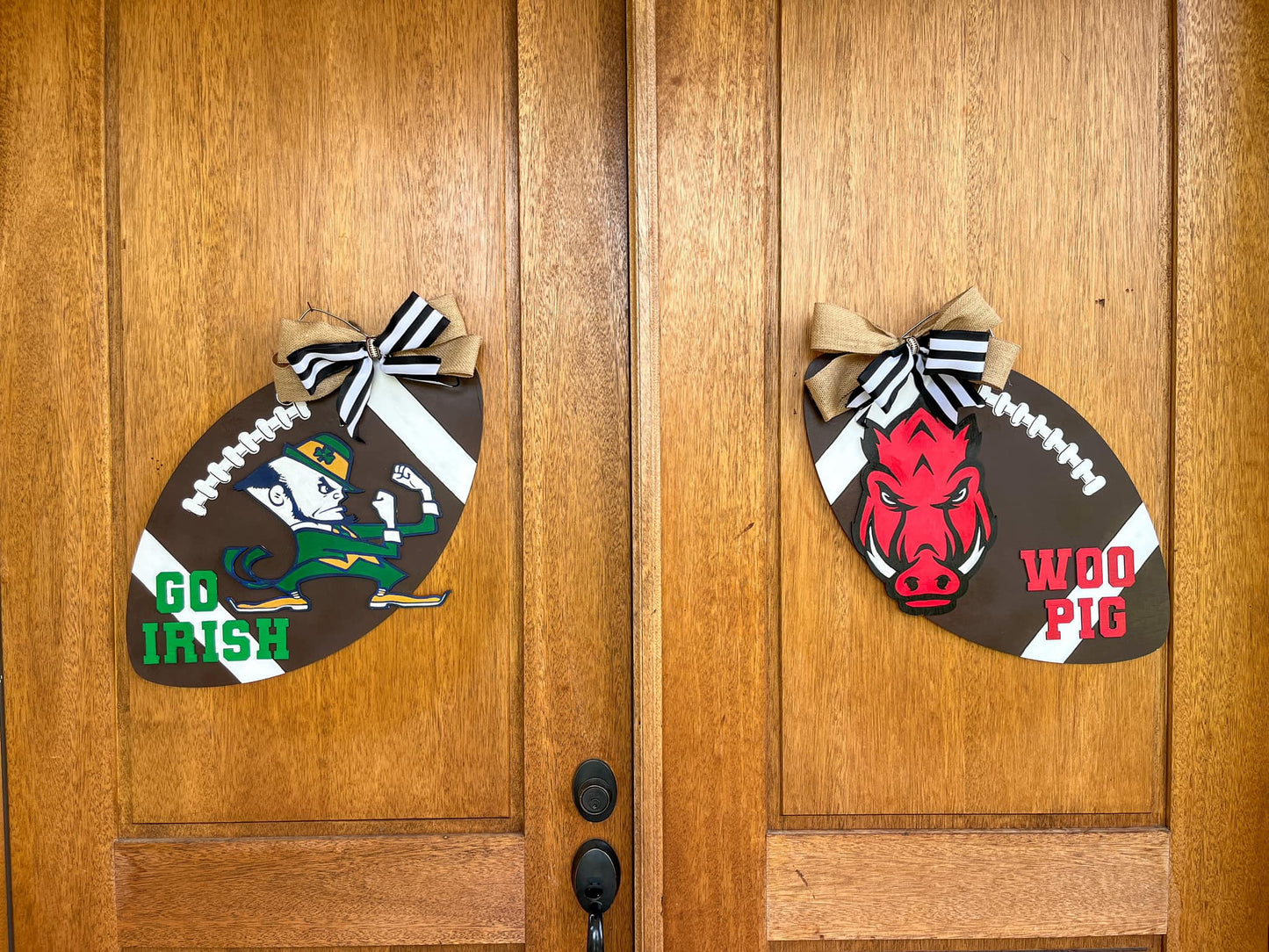 Mascot Football Door Hanger