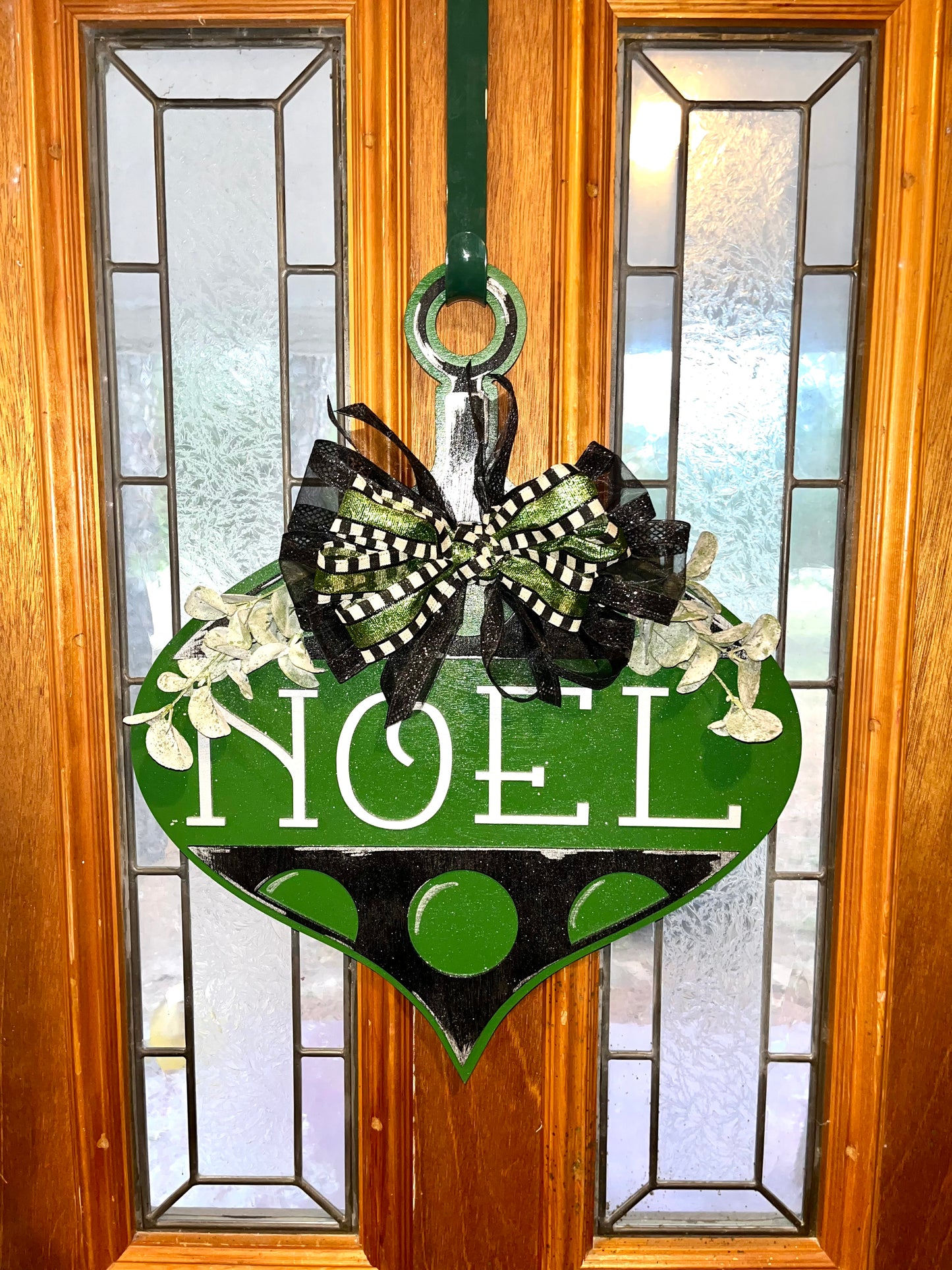 NOEL Christmas Ornament - Door Hanger