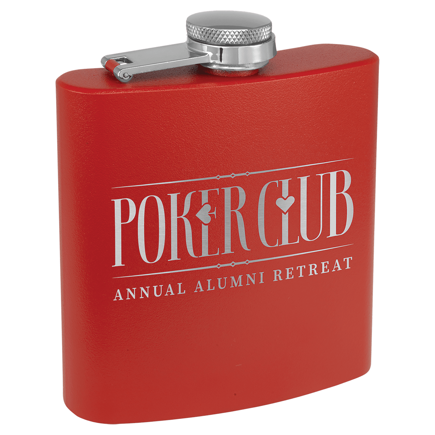 Custom Engraved Flask (powder coated)