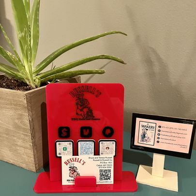 Large Acrylic QR Code Sign