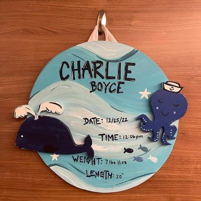 Custom Hospital Door Hanger