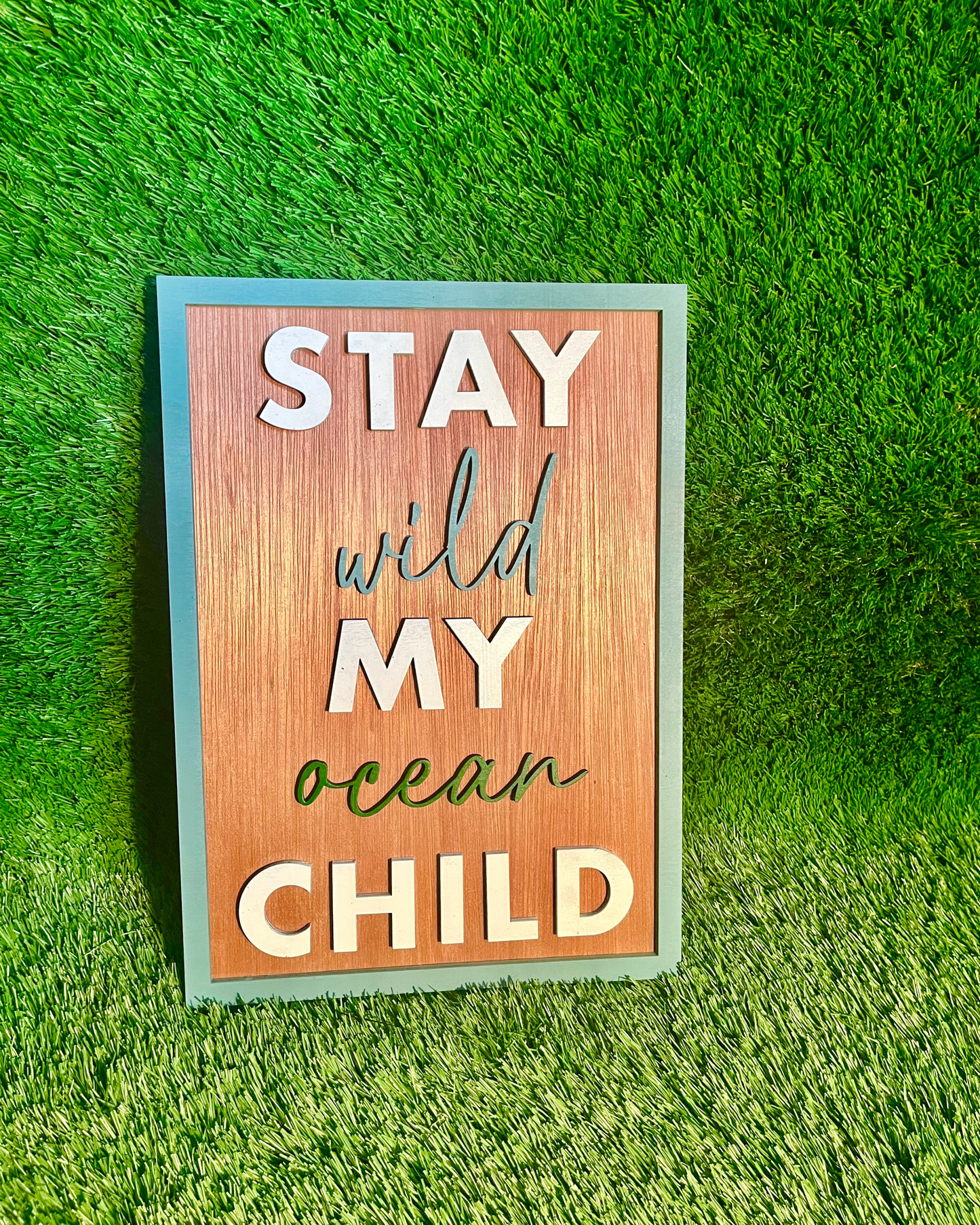 Nursery - Aguilar Stay Wild My Ocean Child wall art