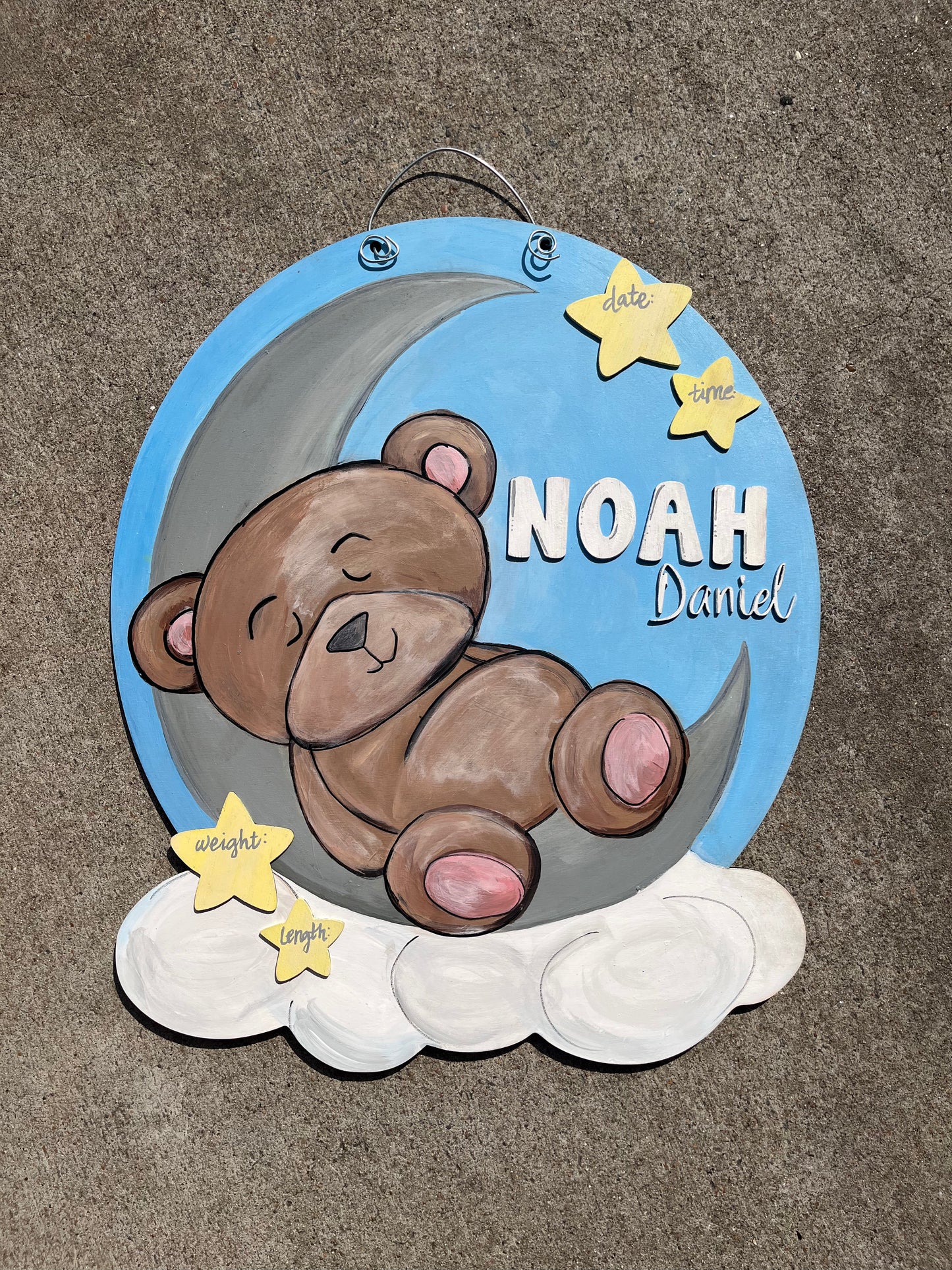 Teddy Bear Hospital Door Hanger