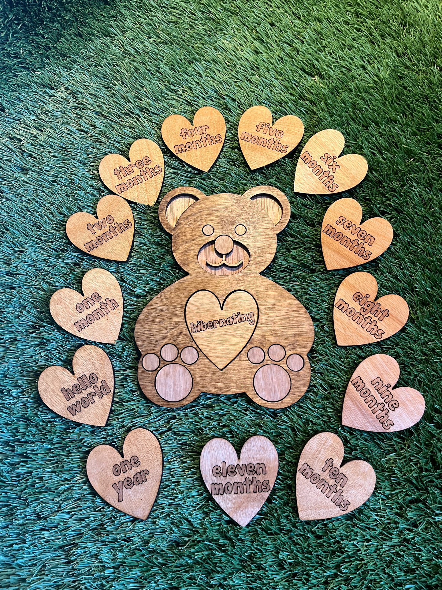 Teddy Bear Milestone Tags
