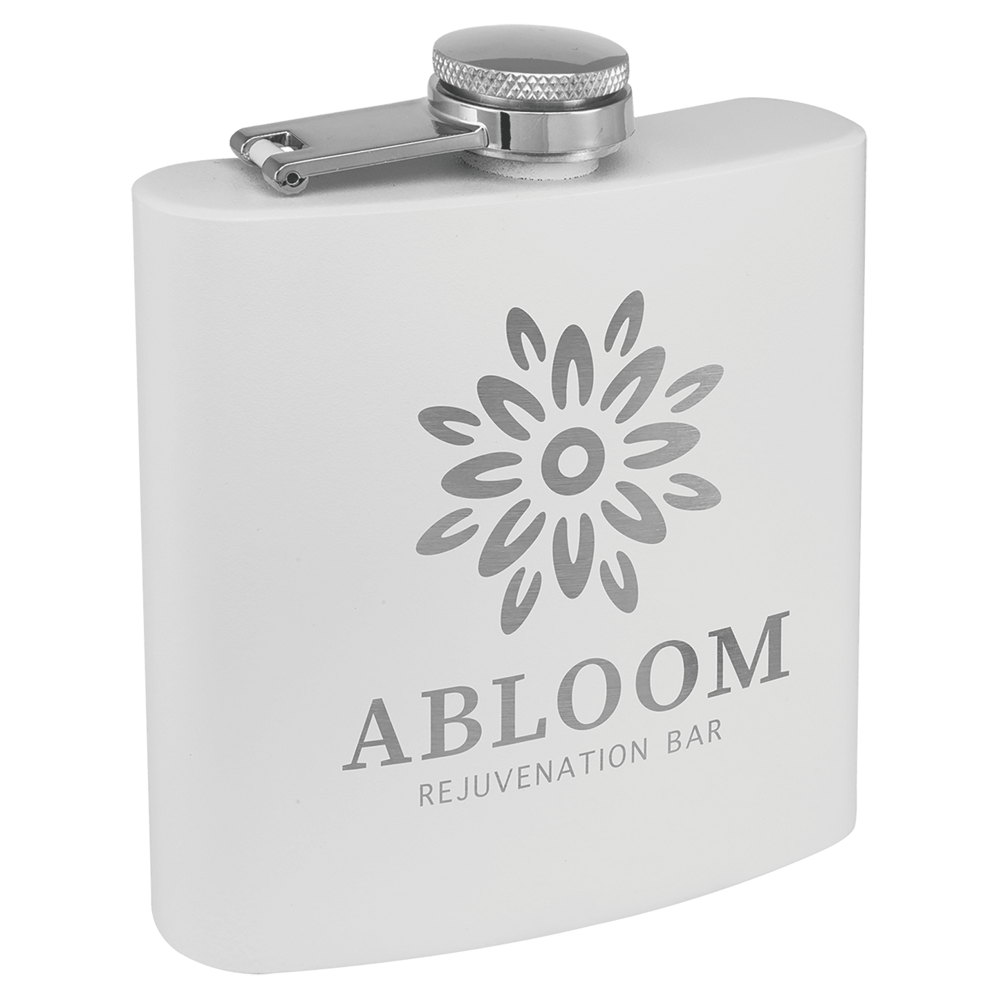 Custom Engraved Flask (powder coated)