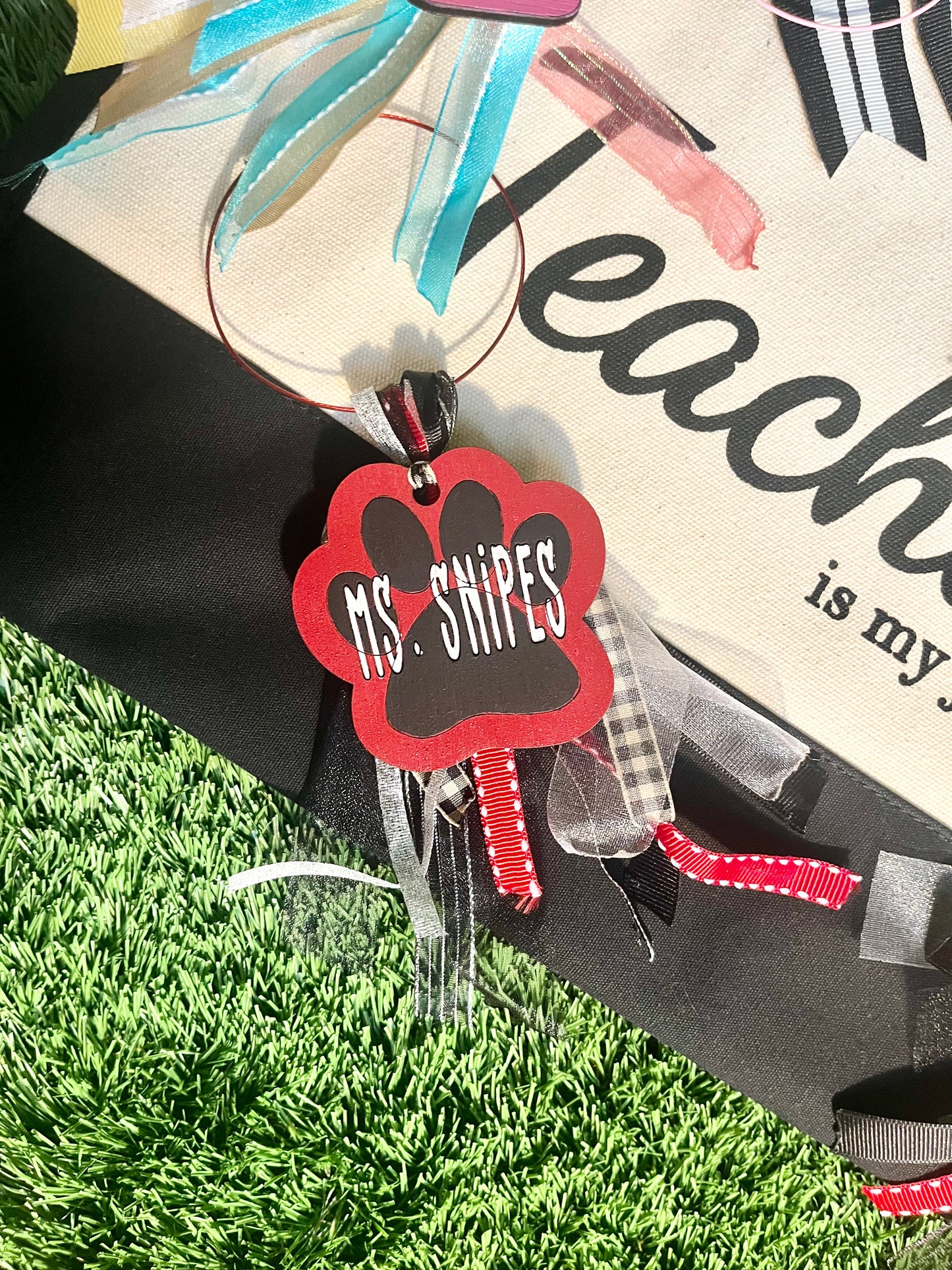 Teacher Bag Tags (Wooden)