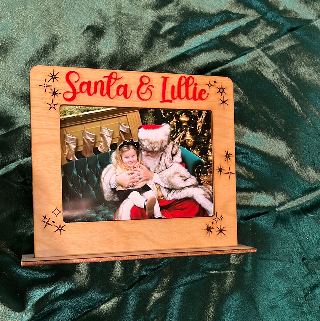 Santa & Me Personalized Photo Frame