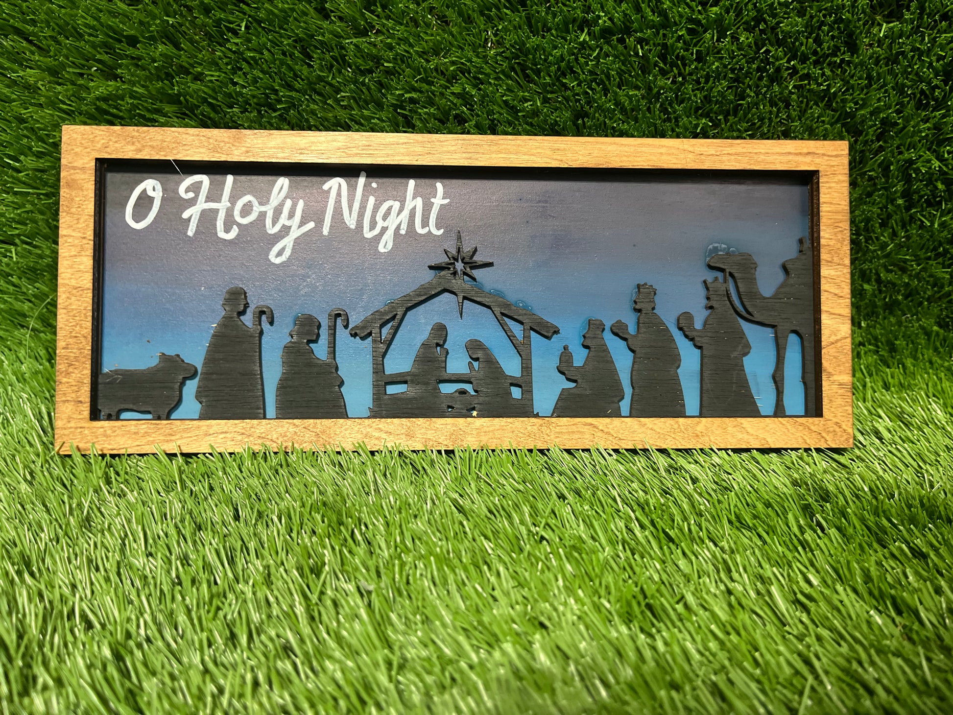 Layered Nativity Art CFA Makers Night Out The Makery of Cabot