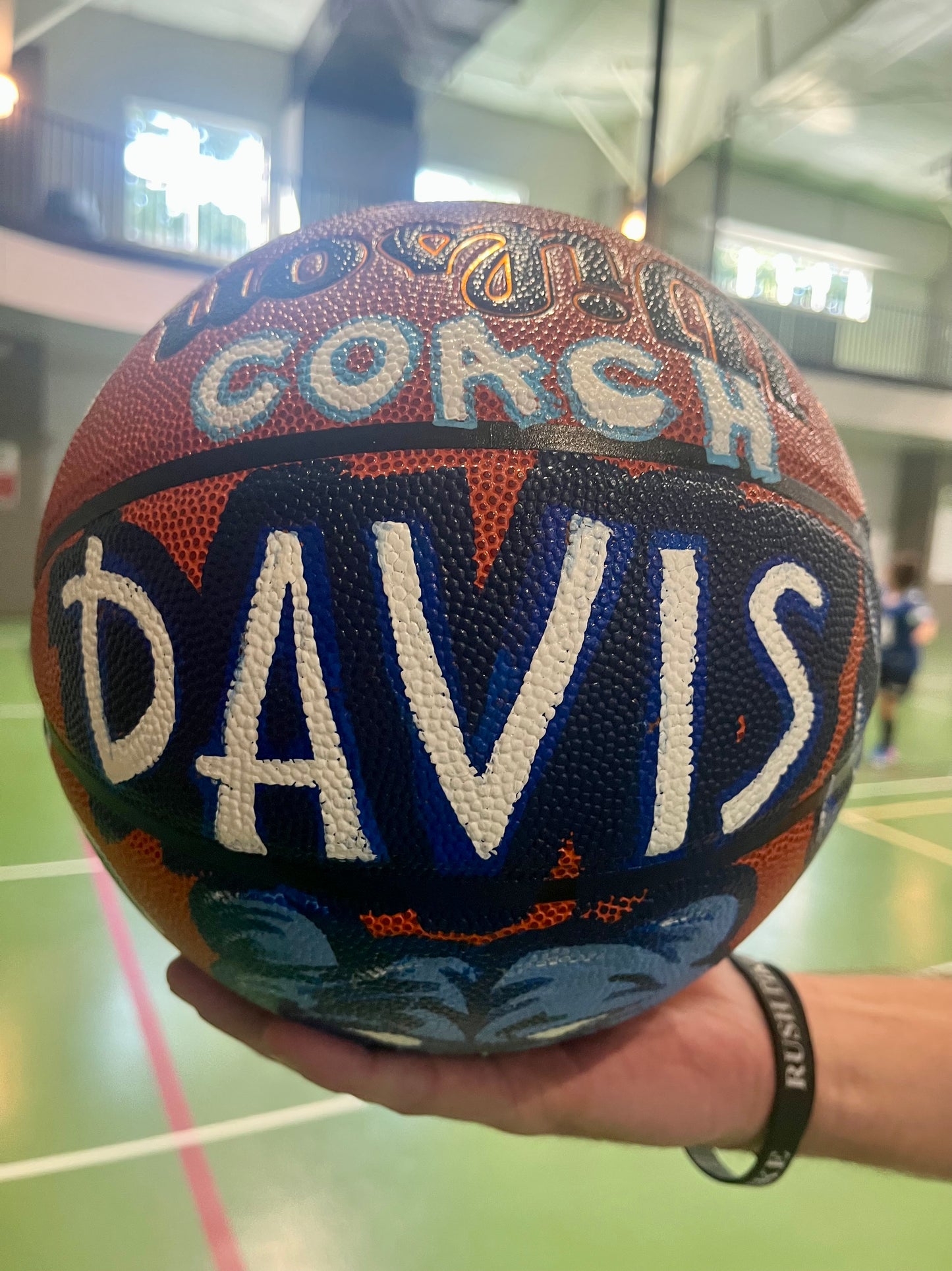 Painted Basketball