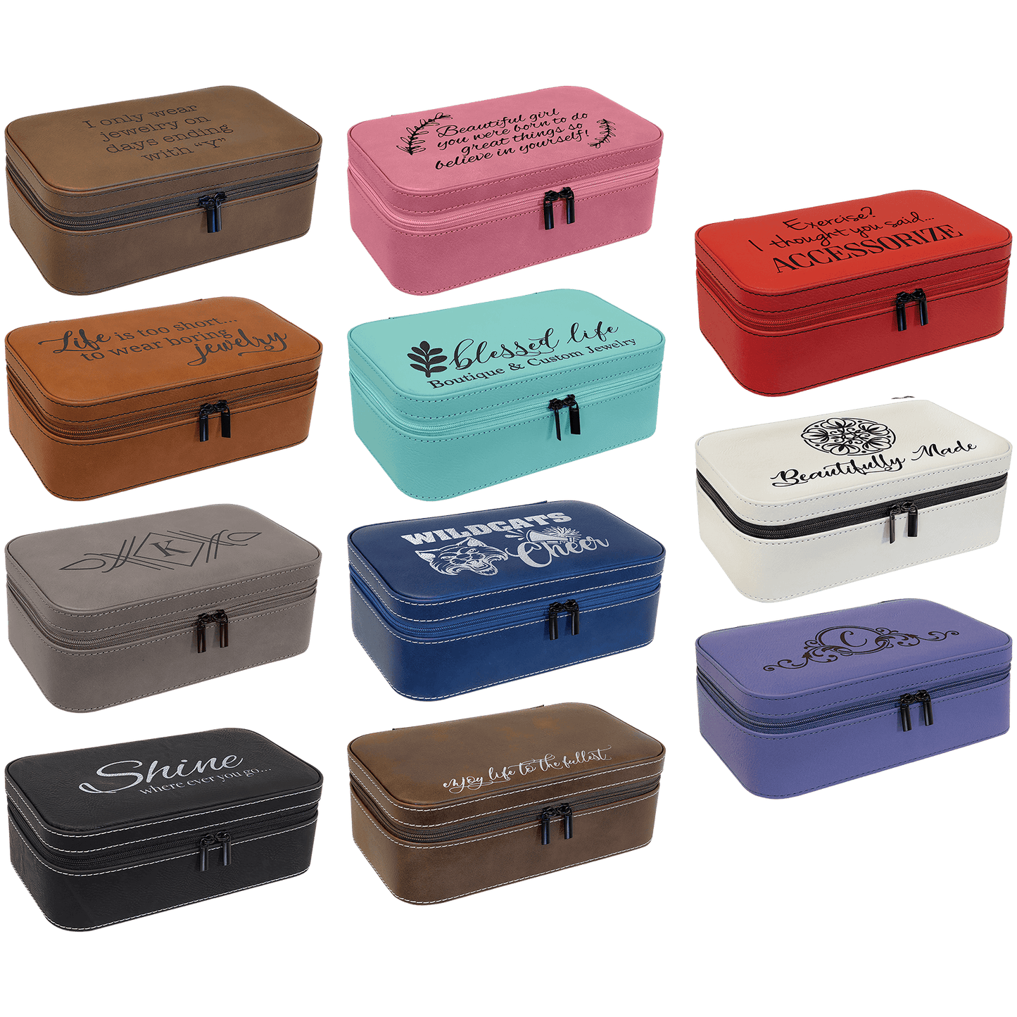 Personalized Travel Jewelry Box (large)