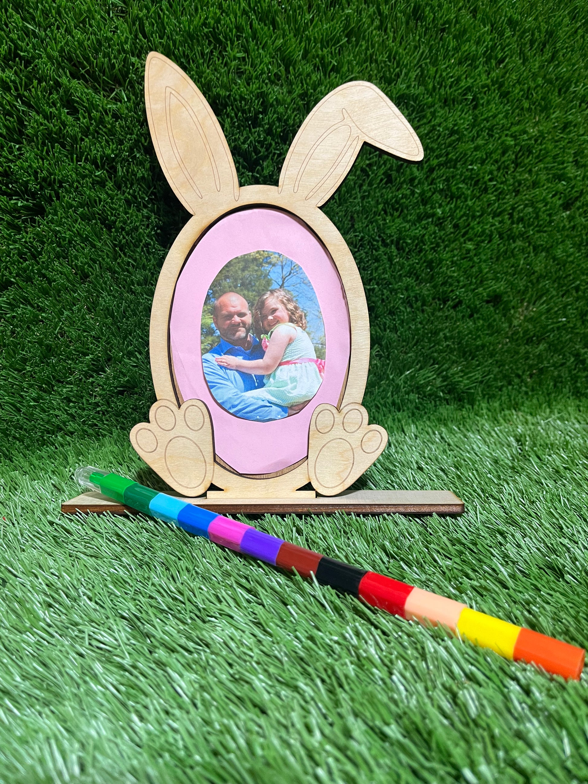 Easter Picture Frame DIY Easter Picture Frame – The Makery of Cabot