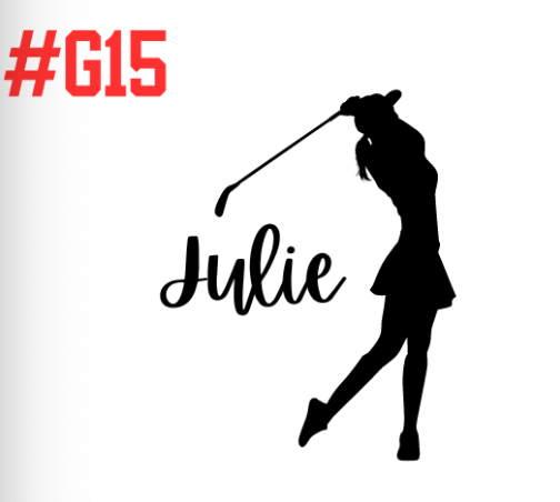 Personalized Golf Bag Tag - For the Ladies