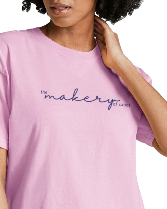 Makery Logo in Cursive Shirt