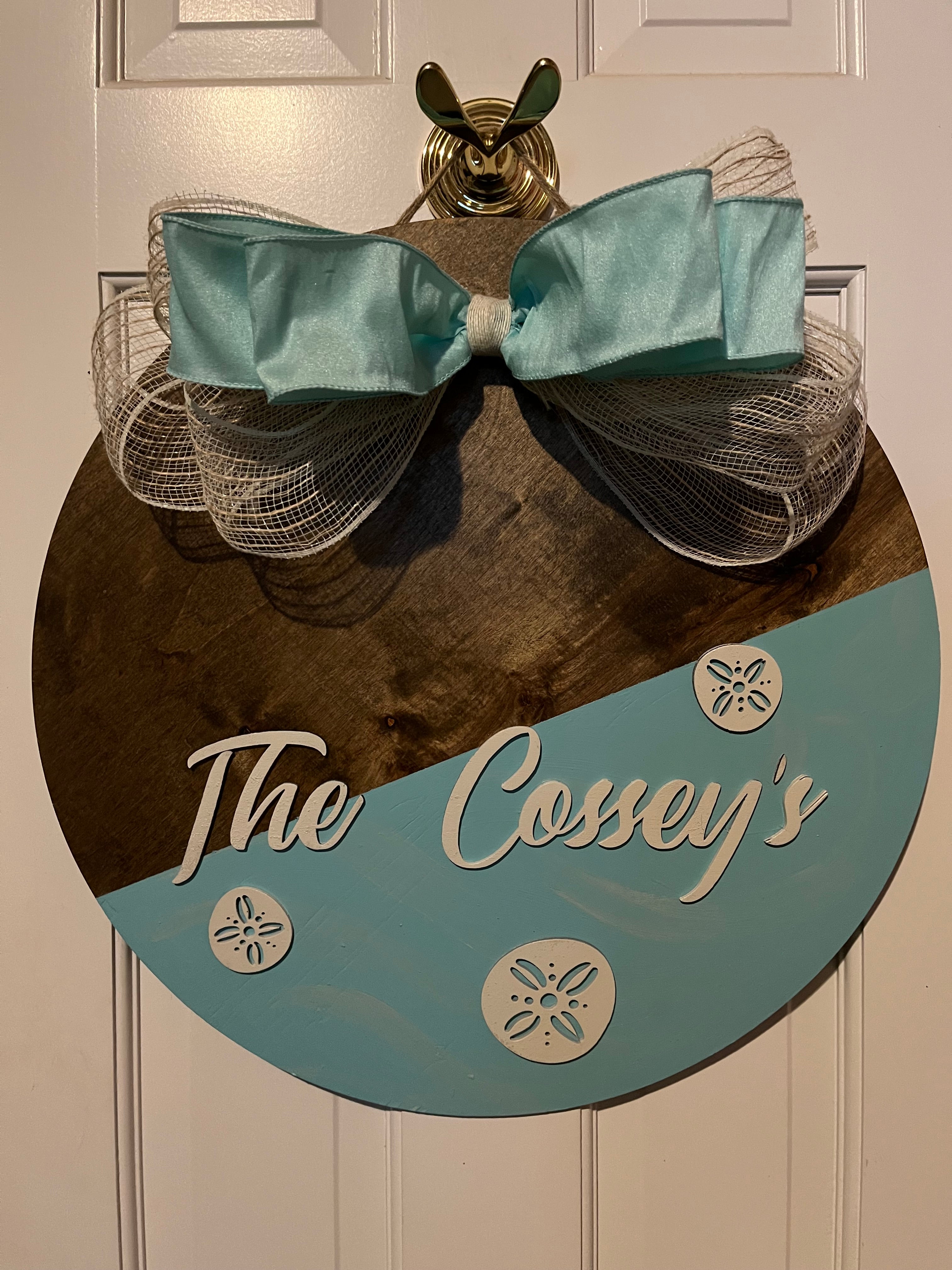 Sand Dollar Name Sign – The Makery of Cabot
