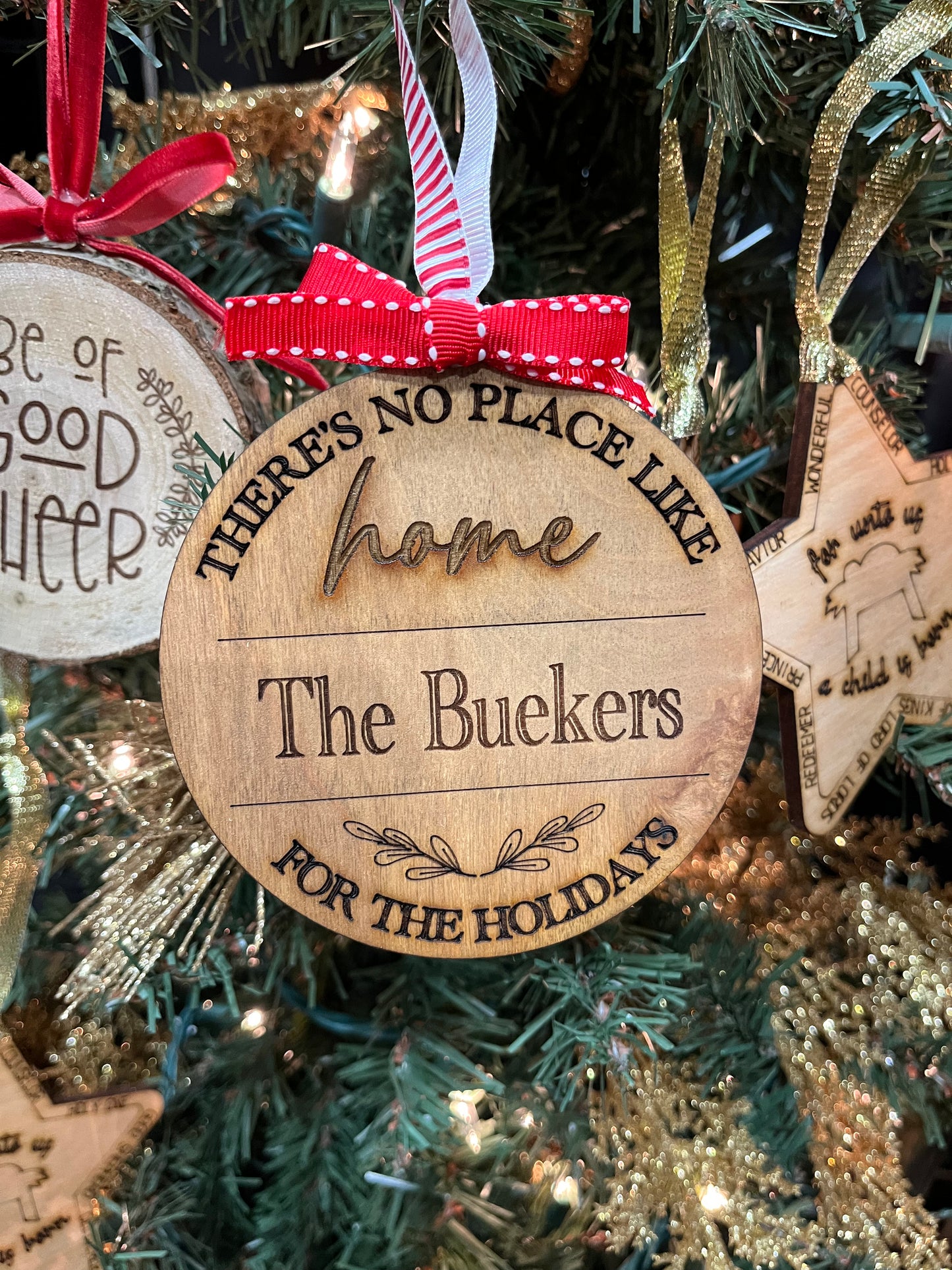 There's No Place Like Home For the Holidays Ornament
