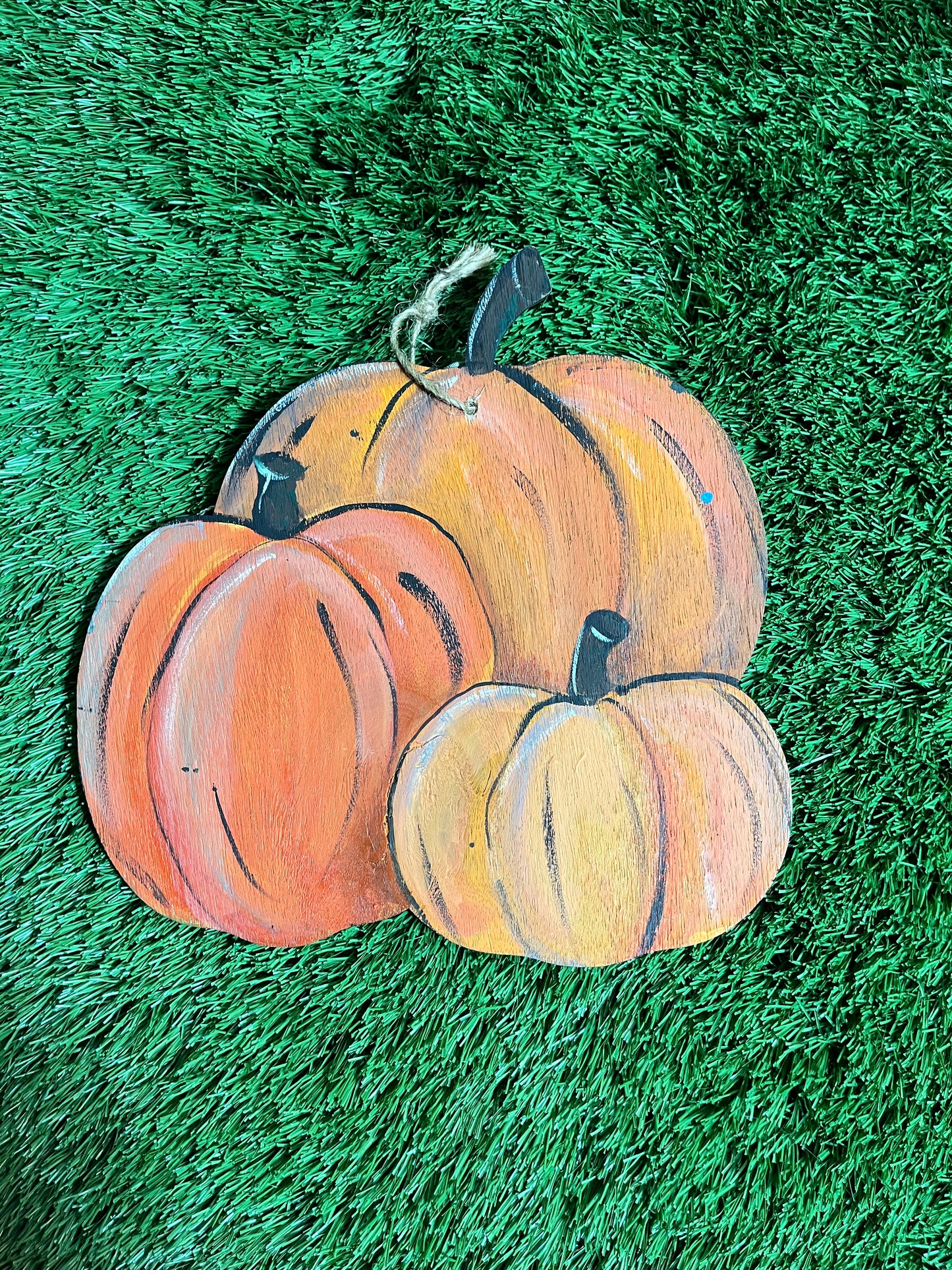 Pumpkin Trio Door Hanger